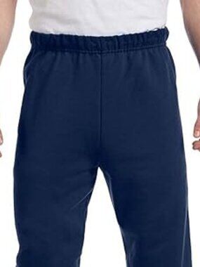 Adult 8 oz. NuBlend® Fleece Sweatpants - BLACK - M